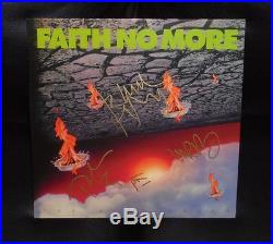 FAITH NO MORE BAND SIGNED THE REAL THING VINYL ALBUM MIKE PATTON GOULD BORDIN x4