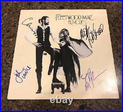 FLEETWOOD MAC signed autographed vinyl album RUMOURS PROOF 1