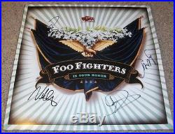 FOO FIGHTERS SIGNED IN YOUR HONOR VINYL ALBUM withEXACT VIDEO PROOF DAVE GROHL +3