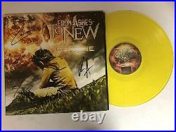 FROM ASHES TO NEW AUTOGRAPHED SIGNED VINYL ALBUM With EXACT SIGNING PICTURE PROOF