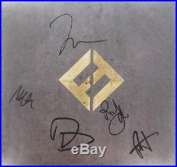 Foo Fighters Band Signed Concrete & Gold Album Vinyl Beckett Letter #a84836