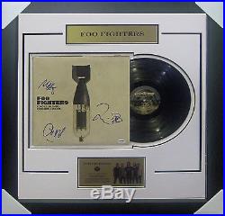 Foo Fighters Signed & Framed Vinyl Echoes Silence Album Psa Dna Letter # P13182