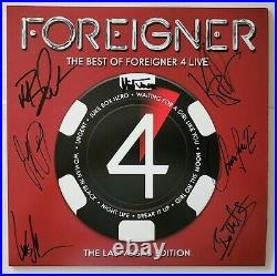 Foreigner Band Signed Autographed vinyl album Best of Vegas Edition Jones Hansn