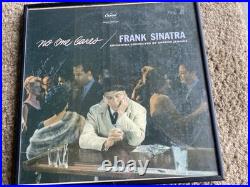 Framed Frank Sinatra No One Cares Album Signed with COA Rare Vinyl