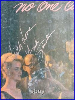 Framed Frank Sinatra No One Cares Album Signed with COA Rare Vinyl