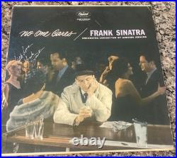 Framed Frank Sinatra No One Cares Album Signed with COA Rare Vinyl