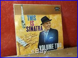 Frank Sinatra Signed Autographed Vinyl Record Album