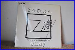 Frank Zappa Drowning Witch Signed Autograph Album LP Vinyl 1986 INSANE PRICE