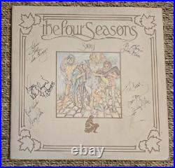 Frankie Valli Signed Four Seasons Story Vinyl Record Album LP Five Signatures