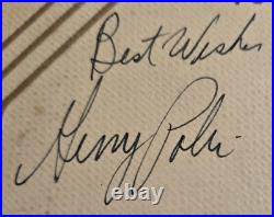 Frankie Valli Signed Four Seasons Story Vinyl Record Album LP Five Signatures