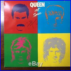 Freddie Mercury QUEEN Signed RARE Hot Space Vinyl Record Album LP with Full LOA