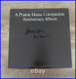 GARRISON KEILOR signed vinyl album A PRARIE HOME COMPANION 3