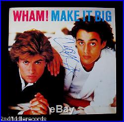 GEORGE MICHAEL-WHAM! -Autographed MAKE IT BIG Album-Near Mint Vinyl! -Teen Idol