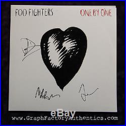 GFA The Foo Fighters DAVE GROHL Band Signed Vinyl Record Album AD3 PROOF COA
