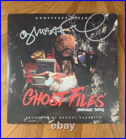 GHOSTFACE KILLAH signed vinyl album GHOST FILES PROOF 1