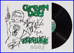 GREEN DAY BAND SIGNED KERPLUNK VINYL LP RECORD ALBUM With JSA LOA BILLIE JOE