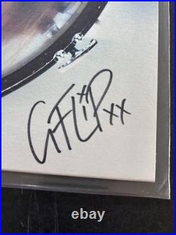 G Flip Signed Autographed Drummer Vinyl LP + 1st Album on white vinyl