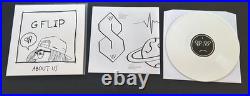 G Flip Signed Autographed Drummer Vinyl LP + 1st Album on white vinyl