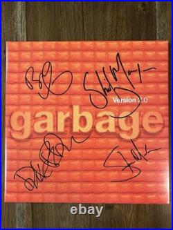 Garbage' Full Band Signed Vinyl Album'Version 2.0' Shirley Manson +3