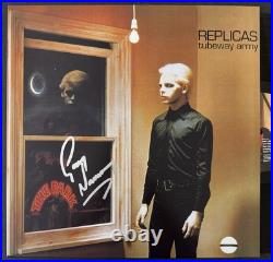 Gary Numan Signed'replicas' Vinyl Record Album Lp Jsa Coa