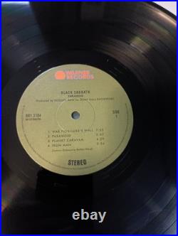 Geezer Butler Signed Black Sabbath Paranoid Vinyl LP Album Gatefold JSA COA