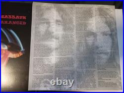 Geezer Butler Signed Black Sabbath Paranoid Vinyl LP Album Gatefold JSA COA