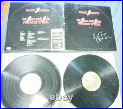 Geezer Butler Signed Vinyl Album 2LP Black Sabbath Sold Our Soul Rock Roll JSA