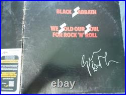 Geezer Butler Signed Vinyl Album 2LP Black Sabbath Sold Our Soul Rock Roll JSA