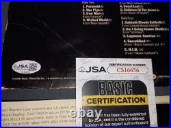 Geezer Butler Signed Vinyl Album 2LP Black Sabbath Sold Our Soul Rock Roll JSA