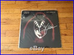 Gene Simmons Rare Signed Autographed Kiss Solo Vinyl Lp Album