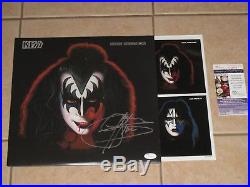 Gene Simmons signed KISS Solo 1978 2014 Reissue Album LP Record Vinyl JSA V73428