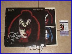 Gene Simmons signed KISS Solo 1978 Album LP Record Vinyl Auto JSA #V73418