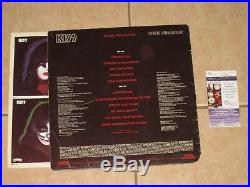Gene Simmons signed KISS Solo 1978 Album LP Record Vinyl Auto JSA #V73418