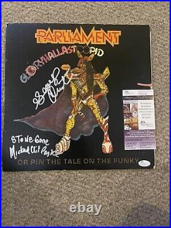 George Clinton Signed Funkadelic Vinyl Album JSA LOA