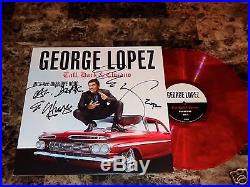 George Lopez Rare Hand Signed Comedy Vinyl LP Record Album Tall Dark & Latino