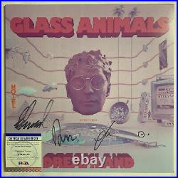 Glass Animals Signed Vinyl Dreamland Full Band PSA/DNA COA Lp Album Record