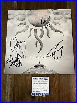 Godsmack' Band Fully Signed Autograph Vinyl Album'When Legends Rise' ACOA