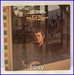 Gordon Lightfoot Signed If You Could Read My Mind Album Vinyl Record COA Proof