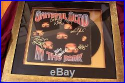 Grateful Dead Band Signed Vinyl Album with Certificate of Authenticity