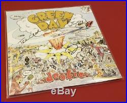 Green Day Dookie Band Signed Autograph Vinyl Album Record LP with COA Billie Joe