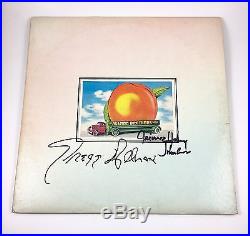 Gregg Allman Brothers Jaimoe Signed Autographed Eat A Peach Vinyl Album COA