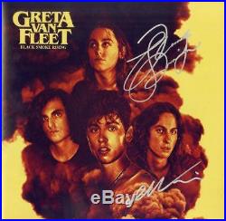 Greta Van Fleet Band Signed Black Smoke Rising Vinyl Album Record Ep Proof