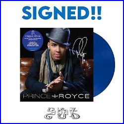 HAND SIGNED PRINCE ROYCE Self Titled Debut Album Vinyl LP COBALT BLUE Brand New