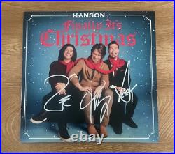 HANSON signed vinyl album FINALLY IT'S CHRISTMAS 1