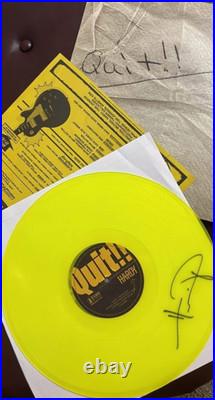 HARDY signed vinyl album QUIT! MICHAEL HARDY 1 HARDY signed vinyl album QUIT! MICHAEL HARDY 1