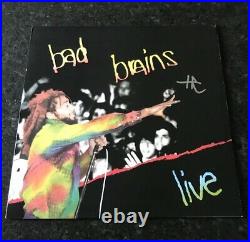 HR signed vinyl album BAD BRAINS BAD BRAINS LIVE COA 1