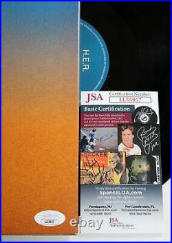 H. E. R. SIGNED SELF TITLED DEBUT 2x LP VINYL RECORD ALBUM GABRIELLA AUTOGRAPH JSA