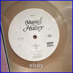 Halsey Manic Gold Vinyl Autographed Framed Record Album Cover Original