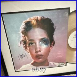 Halsey Manic Gold Vinyl Autographed Framed Record Album Cover Original