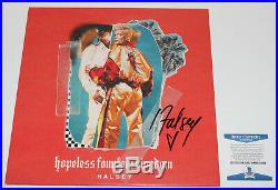 Halsey Signed Hopeless Fountain Kingdom Vinyl Album Record Lp Beckett Coa Bas